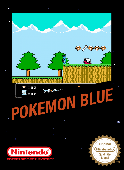 Pokemon Blue box art