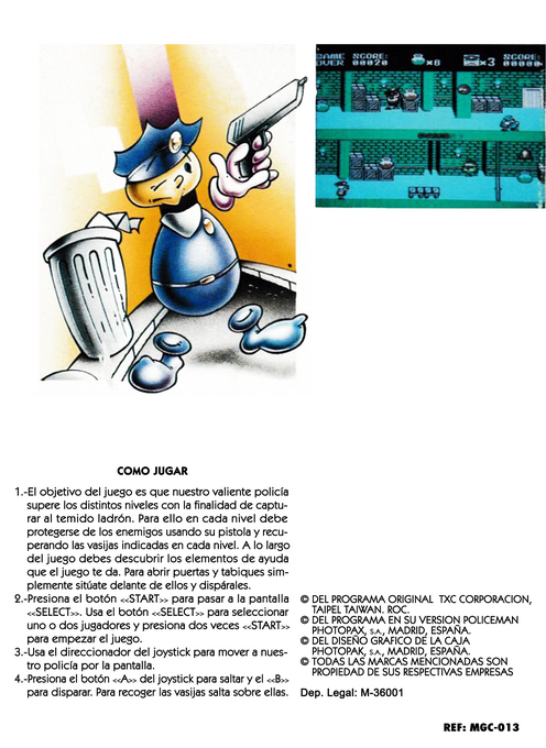 Policeman — box-2D-back (SP)