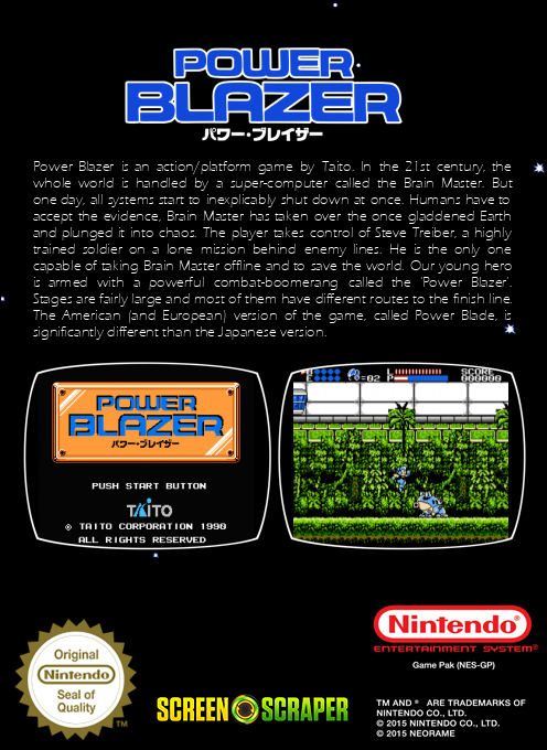 Power Blazer — box-2D-back (SS)