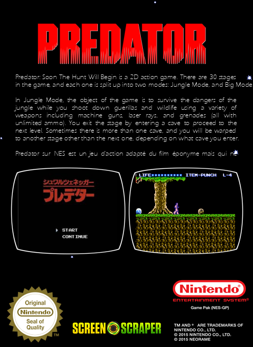 Predator — box-2D-back (SS)