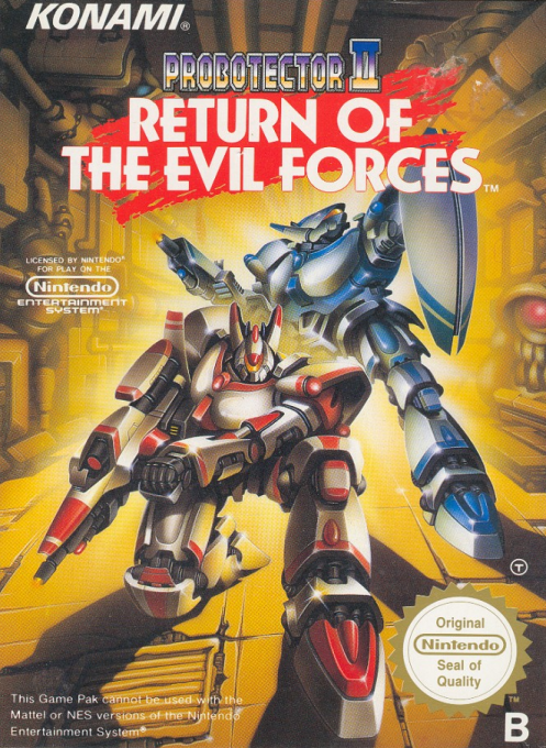 Probotector 2 - Return Of The Evil Forces — box-2D (DE)