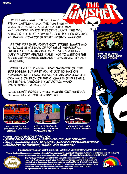 Punisher, The — box-2D-back (US)