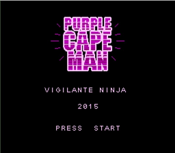 Purple Cape Man - Vigilante Ninja — sstitle (WOR)