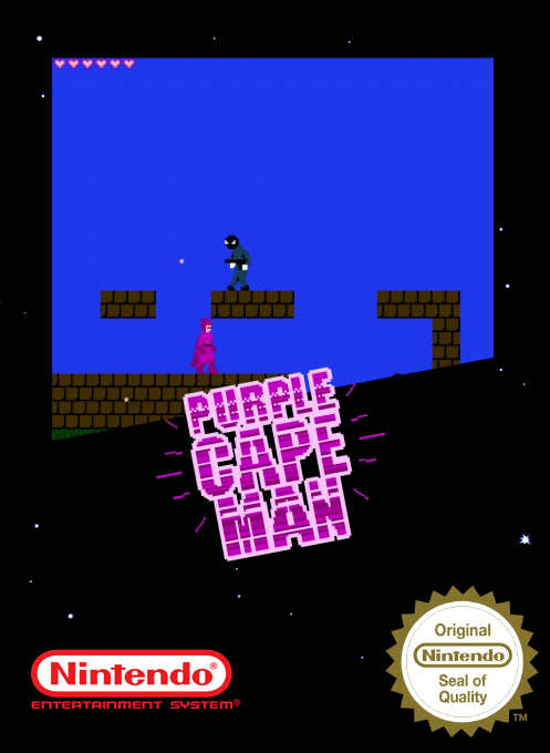 Purple Cape Man - Vigilante Ninja box art