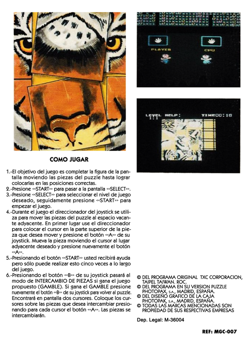Puzzle — box-2D-back (SP)