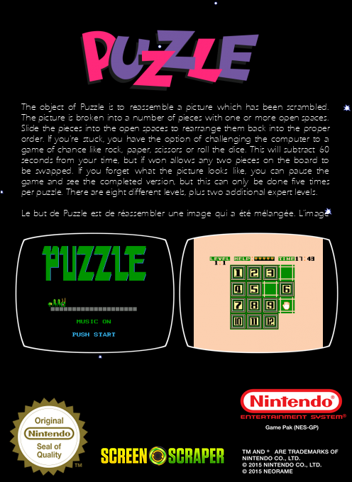 Puzzle — box-2D-back (SS)