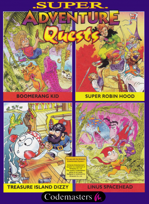 Super Adventure Quests — box-2D (EU)