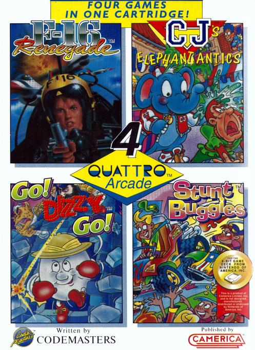 Quattro Arcade box art