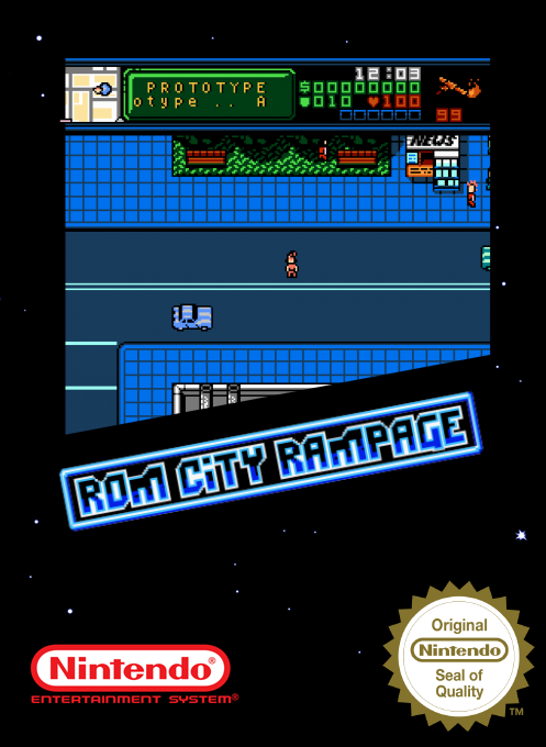 Rom City Rampage — box-2D (SS)