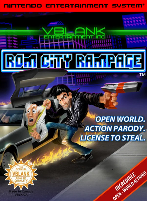 Rom City Rampage box art