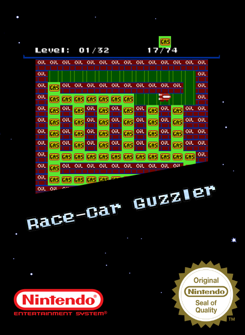 Race-Car Guzzler box art
