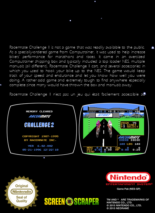 Racermate Challenge 2 — box-2D-back (SS)