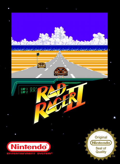 Rad Racer 2 — box-2D (SS)
