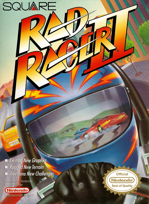 Rad Racer 2 box art