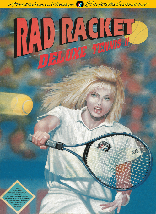 Rad Racket - Deluxe Tennis 2 box art