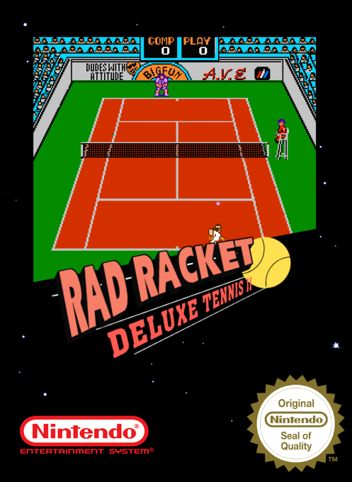 Rad Racket - Deluxe Tennis 2 — box-2D (SS)