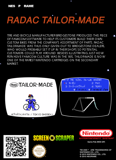 Radac Tailor-Made — box-2D-back (SS)