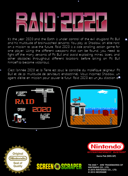 Raid 2020 — box-2D-back (SS)
