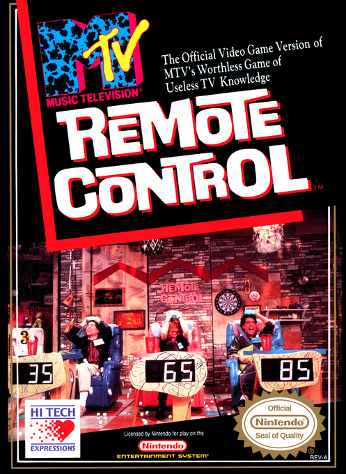 MTV's Remote Control box art