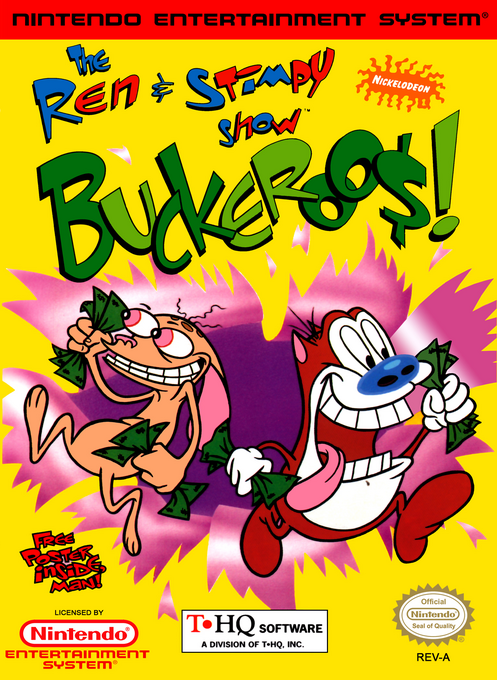 Ren And Stimpy Show - Buckeroo$!, The box art