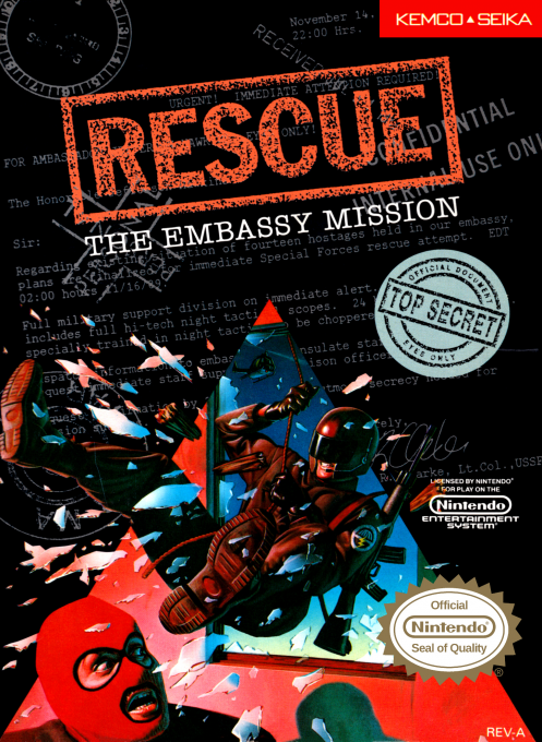 Rescue - The Embassy Mission box art