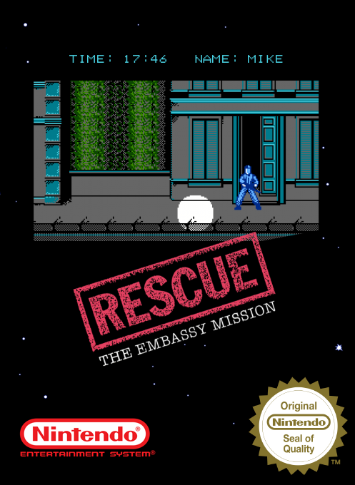 Rescue - The Embassy Mission — box-2D (SS)