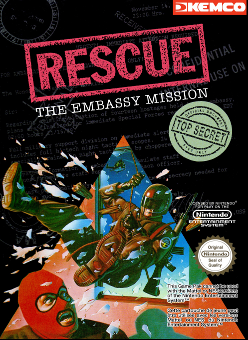 Rescue - The Embassy Mission — box-2D (EU)