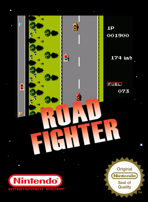 Road Fighter — box-2D (SS)