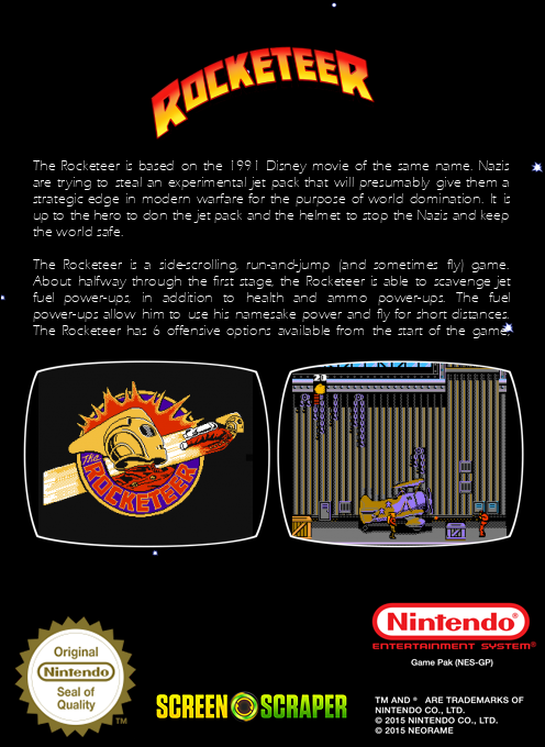 Rocketeer, The — box-2D-back (SS)