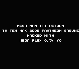 MegaMan III : Mega Man III Return — ss (WOR)