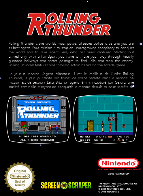 Rolling Thunder — box-2D-back (SS)