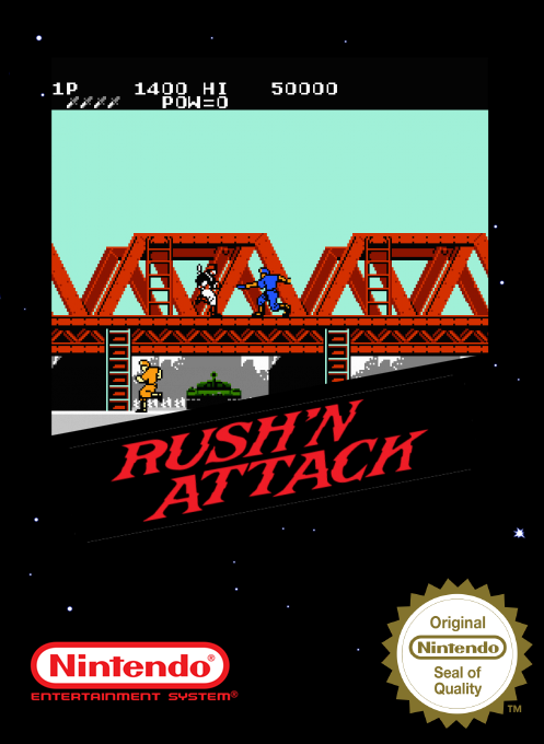 Rush'n Attack — box-2D (SS)