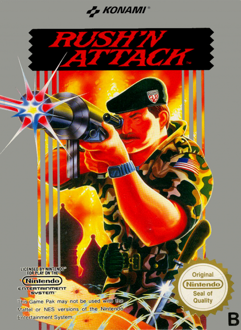 Rush'n Attack — box-2D (EU)