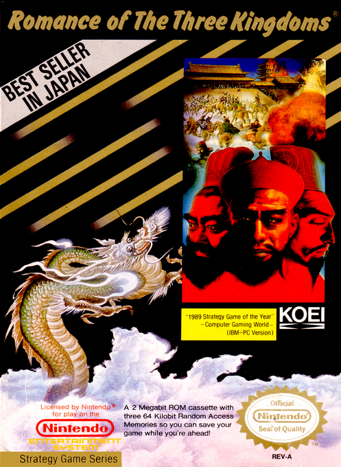 Romance Of The Three Kingdoms box art