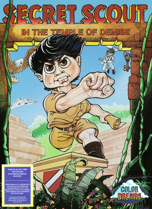 Secret Scout In The Temple Of Demise box art