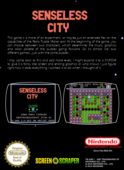 Senseless City — box-2D-back (SS)
