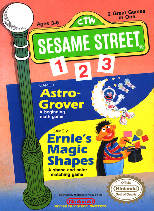 Sesame Street 123 box art