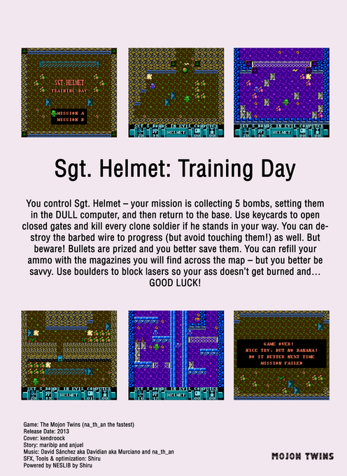 Sgt. Helmet Training Day — box-2D-back (WOR)
