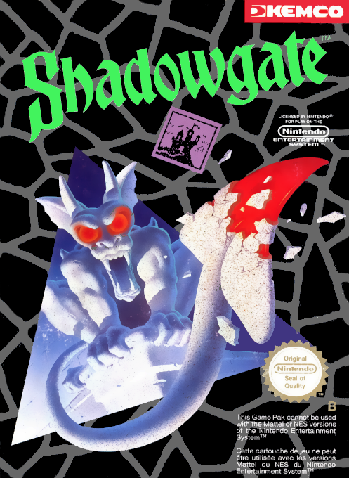 Shadowgate — box-2D (EU)