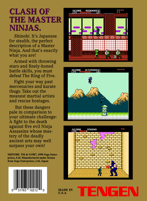 Shinobi — box-2D-back (US)