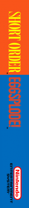 Short Order/eggsplode — box-2D-side (US)