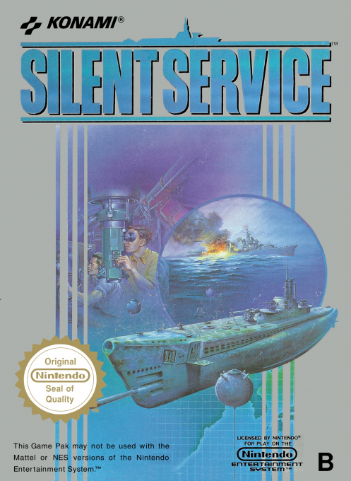Silent Service — box-2D (EU)
