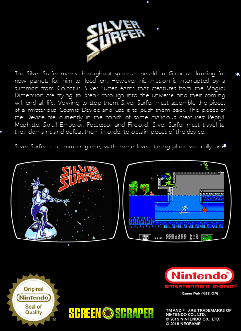 Silver Surfer — box-2D-back (SS)