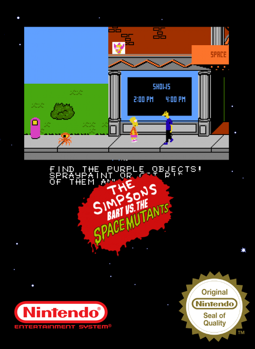 Simpsons - Bart Vs The Space Mutants, The — box-2D (SS)