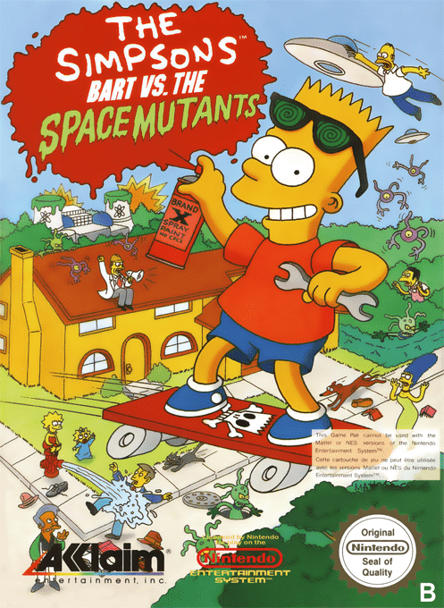 Simpsons - Bart Vs The Space Mutants, The — box-2D (EU)