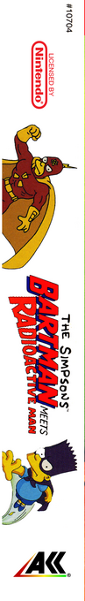 Simpsons - Bartman Meets Radioactive Man, The — box-2D-side (US)
