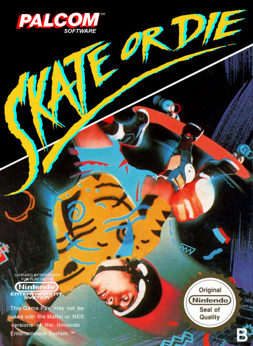Skate Or Die — box-2D (EU)