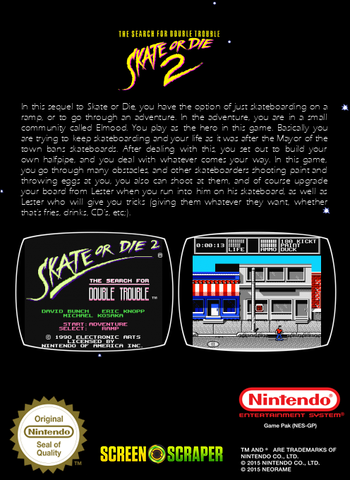 Skate Or Die 2 - The Search For Double Trouble — box-2D-back (SS)