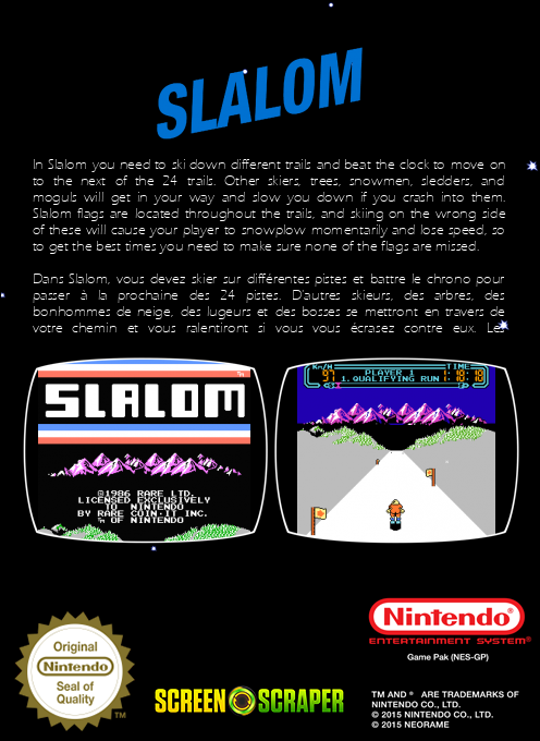 Slalom — box-2D-back (SS)