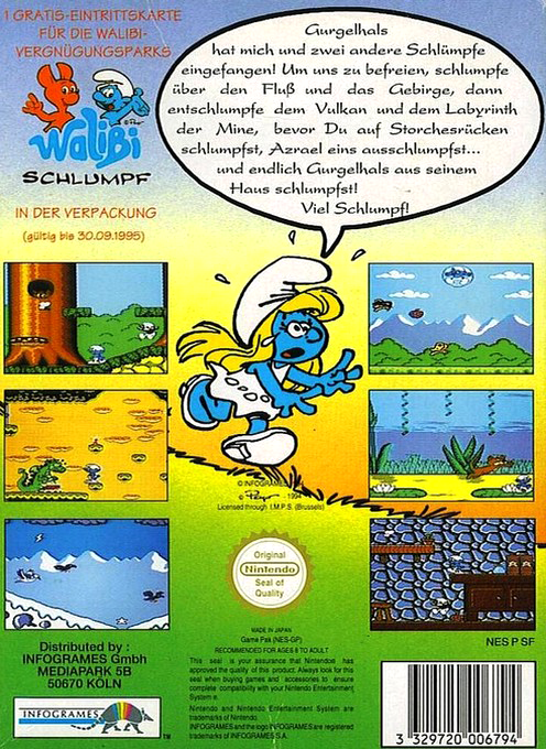 Smurfs, The — box-2D-back (DE)